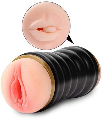 Male Fantasy Cup Men Personal Blow Job with Plump Ribbed for All Over Body Deep Tissue Muscle Thera-py