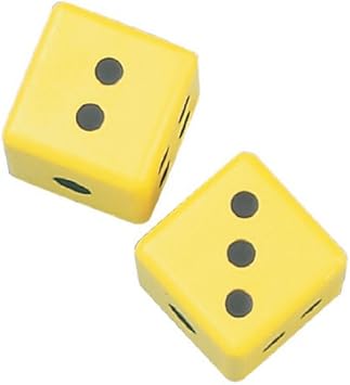 Champion Sports 3 Inch Coated Foam Dice
