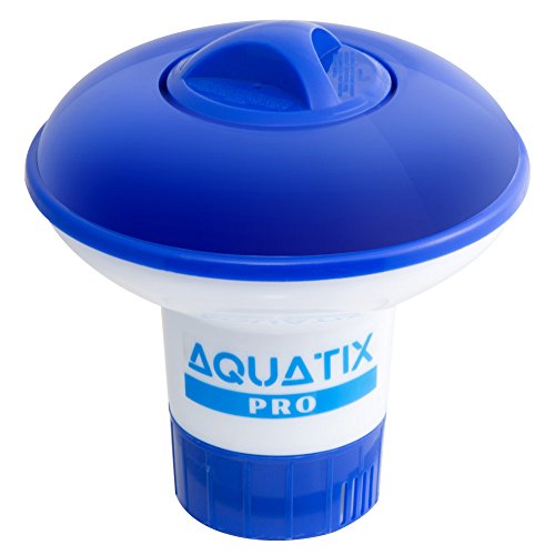 Aquatix Pro Pool Bromine Dispenser Offers Premium Floating Chlorine Dispenser for Indoor & Outdoor Swimming Pools, Up to 1