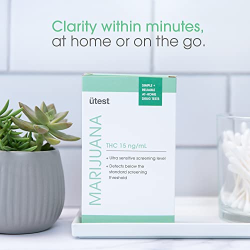 UTest Instant THC Home Drug Test 15 ng/mL Single Panel Cannabis