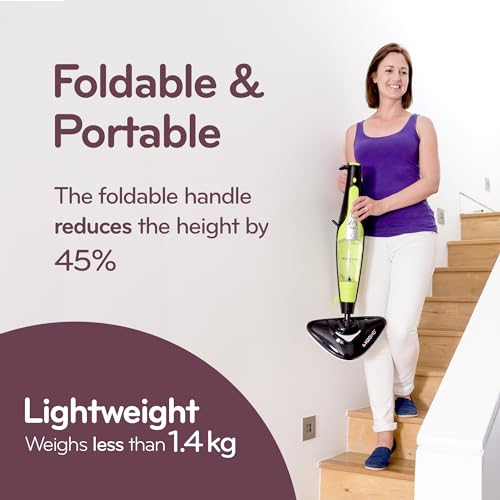 H2O HD PRO Steam Mop and Handheld Steam Cleaner – for Floors, Carpets, Windows, Upholstery, Kitchens & Bathrooms