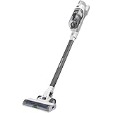 BLACK+DECKER POWERSERIES+ 16V MAX Cordless Stick Vacuum with LED Floor Lights, Lightweight, Multi-Surface, White (BHFEA420J)