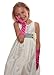 Showstopper Shiny Satin Elbow Length Gloves for Girls (Fuchsia, 8-12)