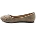 Ollio Women's Ballet Shoe Cute Casual Comfort Flat