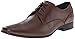 Calvin Klein Men's Brodie Leather Oxford, Medium Brown, 8.5 W US