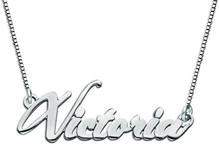 925 Sterling Silver Personalized Name Necklace - Custom Made with Any Name!