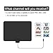 HDTV Antenna,65-100 Miles Indoor HDTV Antenna Digital TV Antenna with Signal Amplifier-Support 4K 1080P Freeview Channels - 13.2Ft Coaxial Cable