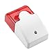 Wired Strobe Siren Durable 12V Sound Alarm Strobe Flashing Red Light Sound Siren Home Security Alarm System 115dB