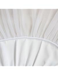 Falda de gasa para dama, 2 capas, ballet, danza