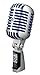 Shure Super 55 Deluxe Vocal Microphone & Pig Hog Black & White Woven Mic Cable, 20ft XLR - Bundle