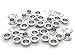 CRAFTMEMORE 300 Pack Aluminium Grommets Eyelets with Washers for Shoes, Bead Cores, Clothes, Leather, Canvas (3/16