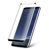 Magicmoon Galaxy S8 Plus Tempered Glass Screen Protector, PREMIUM Strengthened Clear Anti-Bubble Scratch Proof for Samsung Galaxy S8 Plus [98% Half Cover][Case Friendly]