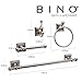 BINO 'Franklin' 4-Piece Bath Hardware 18-Inch Towel Bar Accesory Set, Brushed Nickel