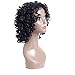 Synthetic Afro Curly Hair Wigs for Black Woman Short Kinky Hair Jet Black Heat Resistance Fiber 14
