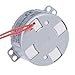 uxcell Synchronous Motor AC 110V 50/60Hz 25RPM CW/CCW Torque 4W Turntable Gear Box for Microwave Oven