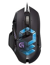 Mouse ajustable para jugar de Logitech G502 Proteus Core, 12,000 puntos por pulgada (PPP) para cambiar la sensibilidad dentro del juego, peso personalizado y ajuste de balance con (5) 0.12 onzas de peso, 11 botones programables, completamente personalizab