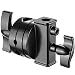Neewer Multi Functional Heavy Duty 2.5-inch Grip Head Swivel Head Holder Mounting Adapter for Light Stand, Extension Boom Arm and Other Photographic Equipment with 1/2,1/4,3/8,5/8-inch Mount (Black) primary