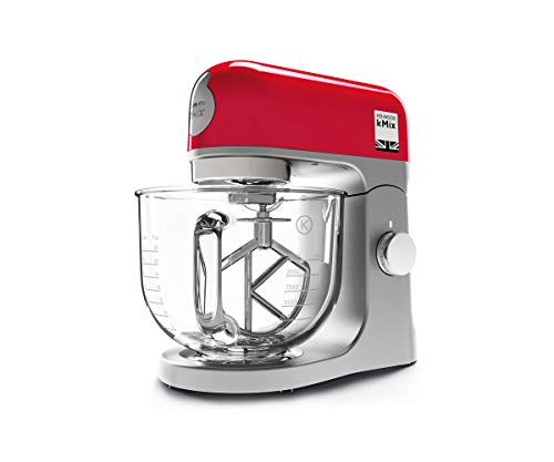 Kenwood kMix Stand Mixer for Baking, Stylish Kitchen Mixer with K-beater, Dough Hook and Whisk, 5L Glass Bowl, Removable…