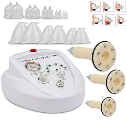 Klq Beauty Equipment Vacuum Massage Therapy With Breast Enlargement Pump Cupping 6 Modes Electric Massager Cellulite Removal For Breast Hip Shape, Scraping,Ventilation [Energy Class A]