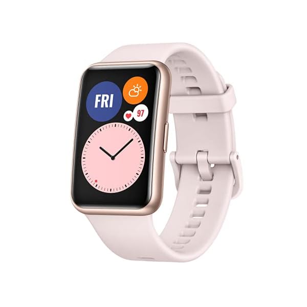 HUAWEI WATCH FIT Smartwatch, 1.64” Vivid AMOLED Display, 10 Days Battery Life, Built-in GPS, 5ATM, Heart Rate Monitoring…