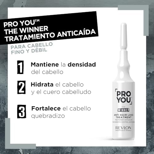 ProYou Care Tratamiento Anti-caída 6 X 12 Ml, White, Vanilla, 72 Mililitro