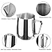 Stainless Steel Milk Frothing Pitcher Cappuccino Pitcher Pouring Jug Espresso Cup Creamer Cup for Latte Art, 20 Ounce (600 ML)