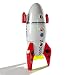 CP Toys Plastic Space Mission Rocket Ship with 5 Figures and Realistic Sounds / 7 pc. Set primary
