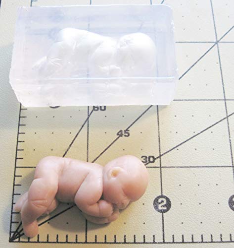 Mold for Little Baby"Lulu" Soft Silicone Mold Handmade Supply 1.5"