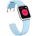 X4-TECH Compatible with Apple Watch Band, Choose Color Silicone Clear Pattern Printed Replacement iWatch Bands Compatible with Apple iWatch Series 4/3/2/1, Apple Sport/Nike+/Edition
