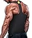 Junlan Men Workout Tank Top Vest Gym Shirt Weight Loss Waist Body Shaper Sauna Suit Slim Corset Compression Clothes
