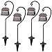 Maggift 4 Pack 22 Inch Hanging Solar Lights Multipurpose with 4 Shepherd Hooks Outdoor Solar Coach Lights