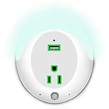 Eyeclub Hidden Wi-Fi Camera Spy Camera Charger HD 1080P Live Video Recording Multi-Color Lights Smart Socket Spy Camera