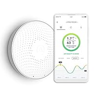 Airthings Wave Smart Radon Detector with free app - Easy-to-Use - Temp and Humidity - Accurate - No Lab Fees - Battery Operated