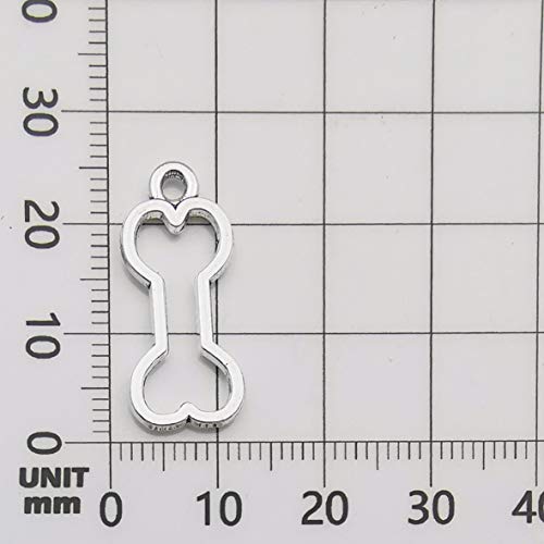 Youdiyla 80pcs Dog and Cat Charms Collection, Bulk Animal Pet Dog Cat Charms Metal Pendant Craft Supplies Findings for Necklace and Bracelet Jewelry Making (HM293)