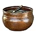 Liberty Garden 1901 Rustic Garden Hose Pot, Holds 100-Feet of 5/8-Inch, Bronze
