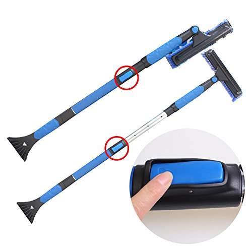image for Molie Extendable Snowbrush Shovel Removal Brush, Multi-functional Snow