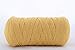 T-Shirt Yarn Ribbon Zpagetti ~ 250 gr and 175 Yard Long (160 Meter) for Sewing Knitting Crochet (Yellow)