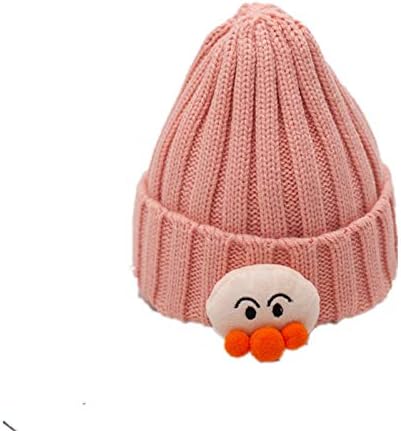 Amazon Co Jp 冬の男の子と女の子のための子供用ウール帽子女の子のための韓国のフード付き帽子編み物帽子パン赤ちゃんパンアンパンマン暖かい帽子 服 ファッション小物