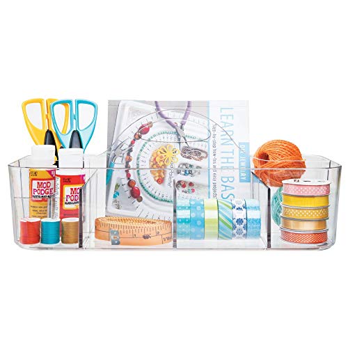 4 mDesign+Craft+Sewing+Tote+XL+Clear