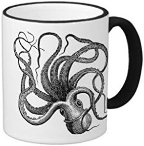 Cute Octopus Funny White Coffee Mug 11 Oz