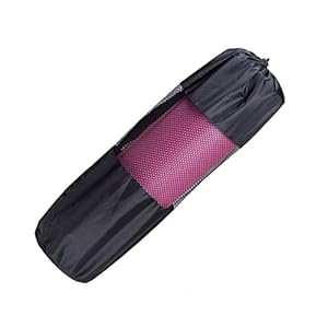 Yoga Mat Mesh Bag Fitness Adjustable Strap Exercise Carrier Nylon Mesh Center Storage Bag Exercise Equipment