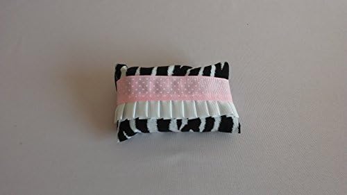 CREATE YOUR OWN PACKAGE - Purse / Pocket Tissue Holders...Zebra Print with Lace trim / Purchase from the many patterns online / As little or as many as you like--Perfect Stocking Stuffers