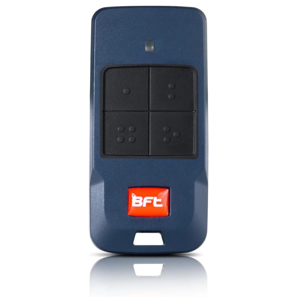 BFT MITTO COOL C4 433.92MHz Remote Control, Navy Blue, Two-Way Radio, Digital Tuner, Water Resistant, For Existing BFT Users, Homeowners & Property Managers