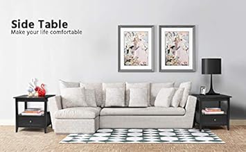 Home Garden Tables End Side Table Night Stand Sofa Bedside Accent Table Living Room W Shelf Drawer Stbalia Ac Id