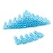 Ginsco 110pcs Male Blue 16-14 Gauge Nylon Fully-Insulated Quick Disconnects Wiring Spade Wire Connector Crimp Terminal