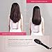 Hair Straightening Brush, ICOCO 3 in 1 MCH Heating Floating Ionic Straightener Brush with Anti-Scald, Portable Frizz-Free Hair Care for Silky Straight Comb, Auto Temperature Lock & Auto-Off Function