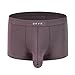 Men's 4 Pack Micro Modal Separate Pouches Trunks Low Rise Give-N-Go Boxer Briefs , Color B , X-Large