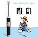 Electric Arc Lighter Kitchen Lighter USB Rechargeable Long Lighter Candle 360° Flexible Neck, No Spark & Smell, Flameless Windproof Fire Candle Lighter for Camping Grilling BBQ Gas Stove, Black