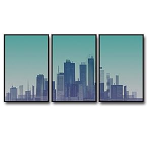 3 Piece Framed Canvas Wall Art for Living Room, Bedroom Nordic Style Canvas Prints for Modern Home Decoration Ready to Hang - 16"x24"x3 Panels