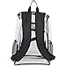 Eastsport Girls' Clear Top Loader Backpack, Black, One Size